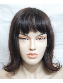 Doğal saç gerçek bayan peruk1453T