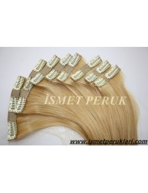 8 PARÇA ÇITÇITLI SAÇ SARI R17 160 GRAM